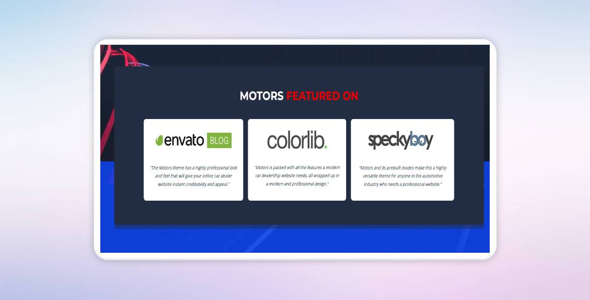 Motors – Car Dealer, Rental & Listing Theme2