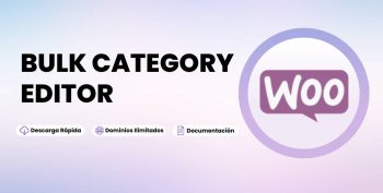 BULK CATEGORY EDITOR FOR WOOCOMMERCE