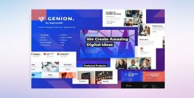 Genion – Creative Digital Agency Elementor Template Kit