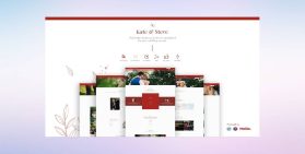 Kate & Steve – Wedding Invitation Elementor Pro Template Kit