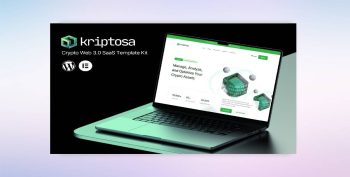 Kriptosa – Web3 SaaS Elementor Template Kit