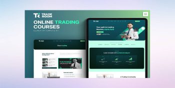 Traderoom – Online trading courses Elementor Template Kit